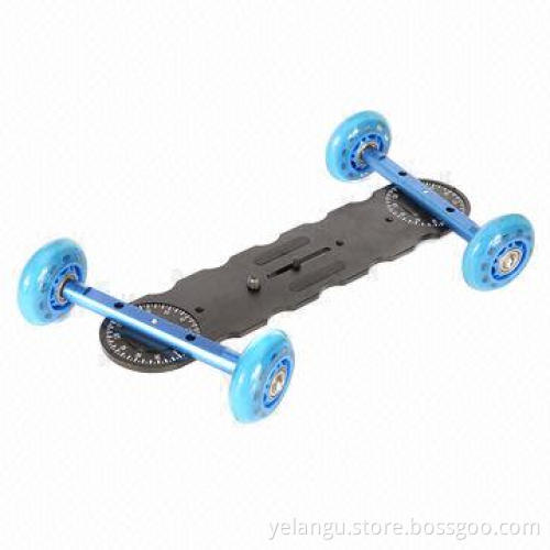Slide Rail Cars 4-wheel Photography with 6.5cm Diameter